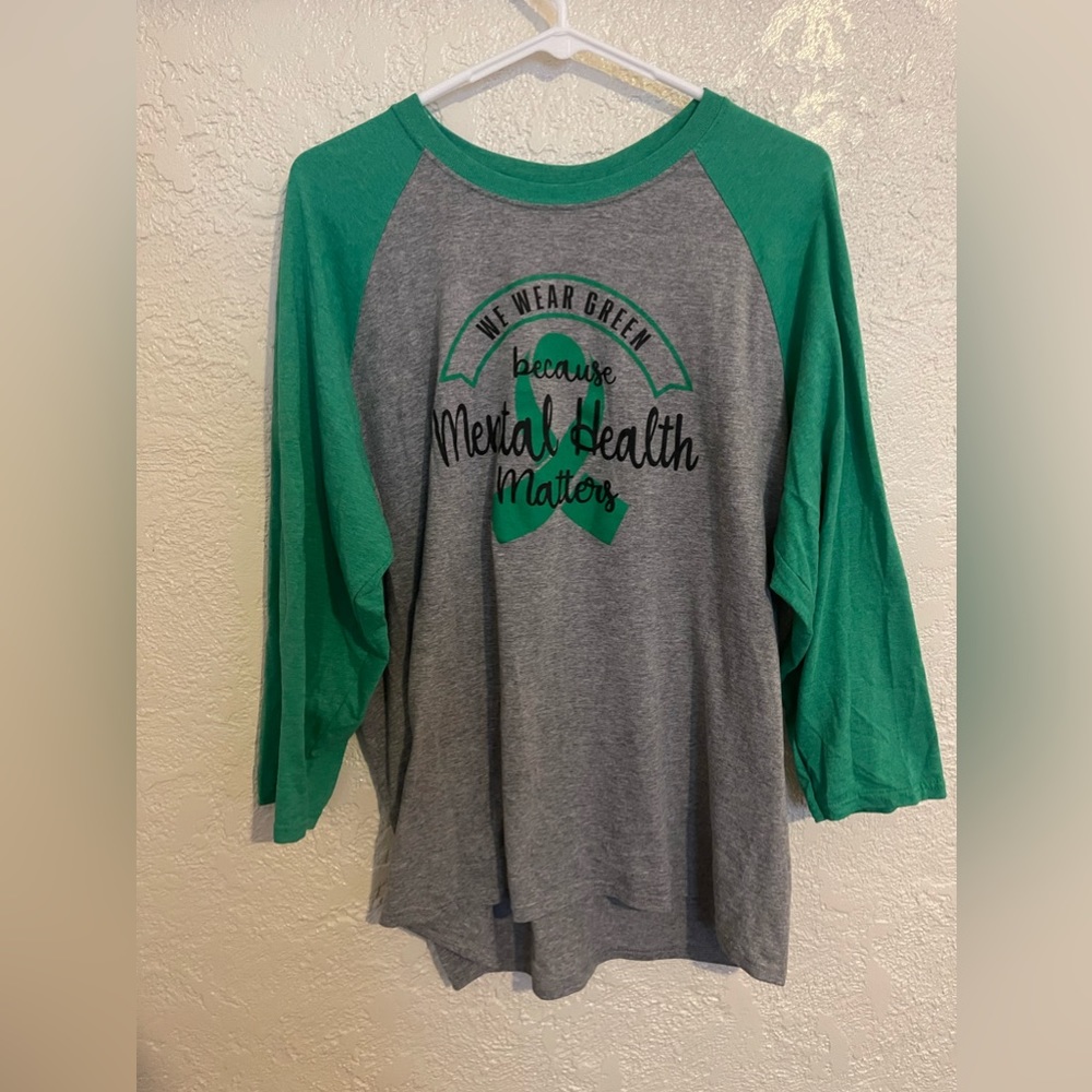 Mental Health Matters Baseball T-shirt